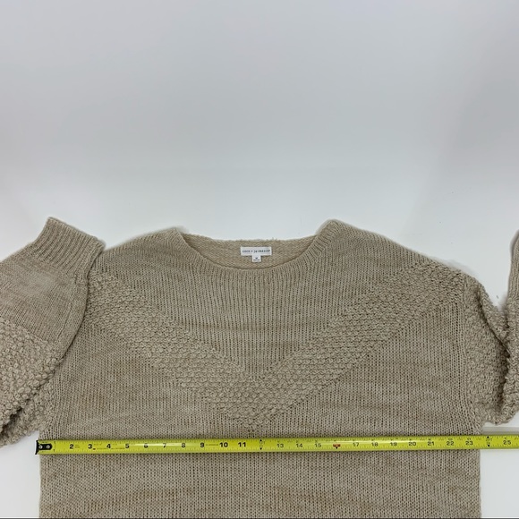 Coco & Jaimeson Oversized Boucle Loop Knit Textured Crewneck Sweater Size Medium - Picture 14 of 15